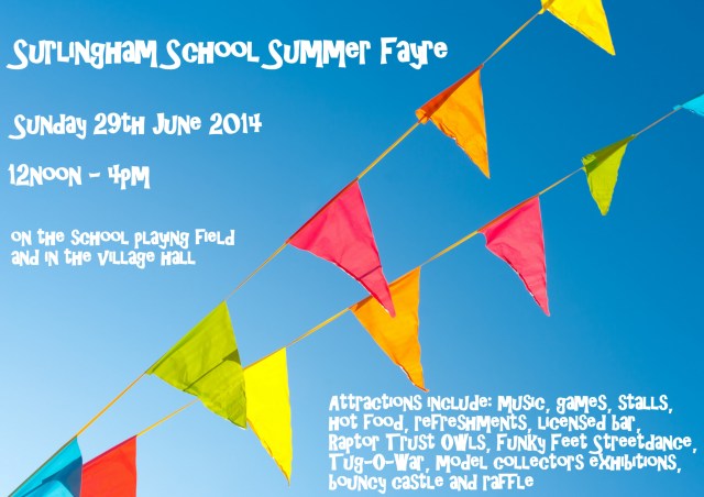 Get it in your diary - Surlingham School Summer Fayre is one month away!