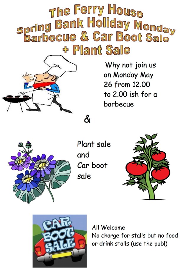 Spring Bank Holiday Monday at the Ferry House