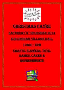 CHRISTMAS FAYRE 2014 (2)