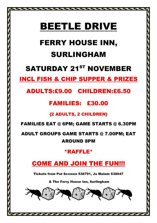 Beetle Drive Poster Oct 2015