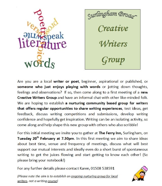 surlingham-broad-creative-writers-group-poster-2