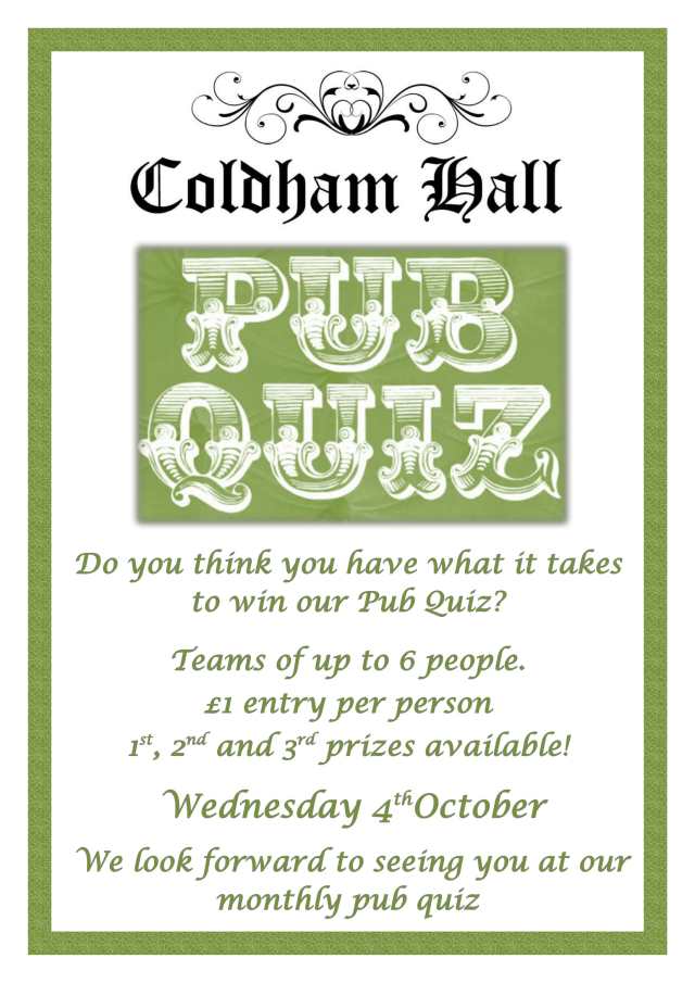 CH Quiz Night October-1