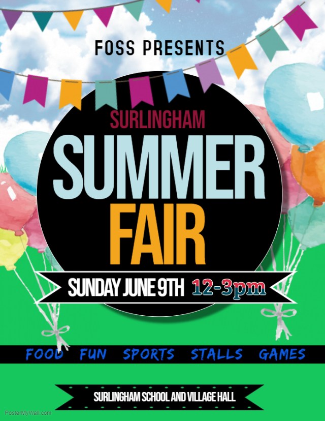 Fair initial poster for newsletter